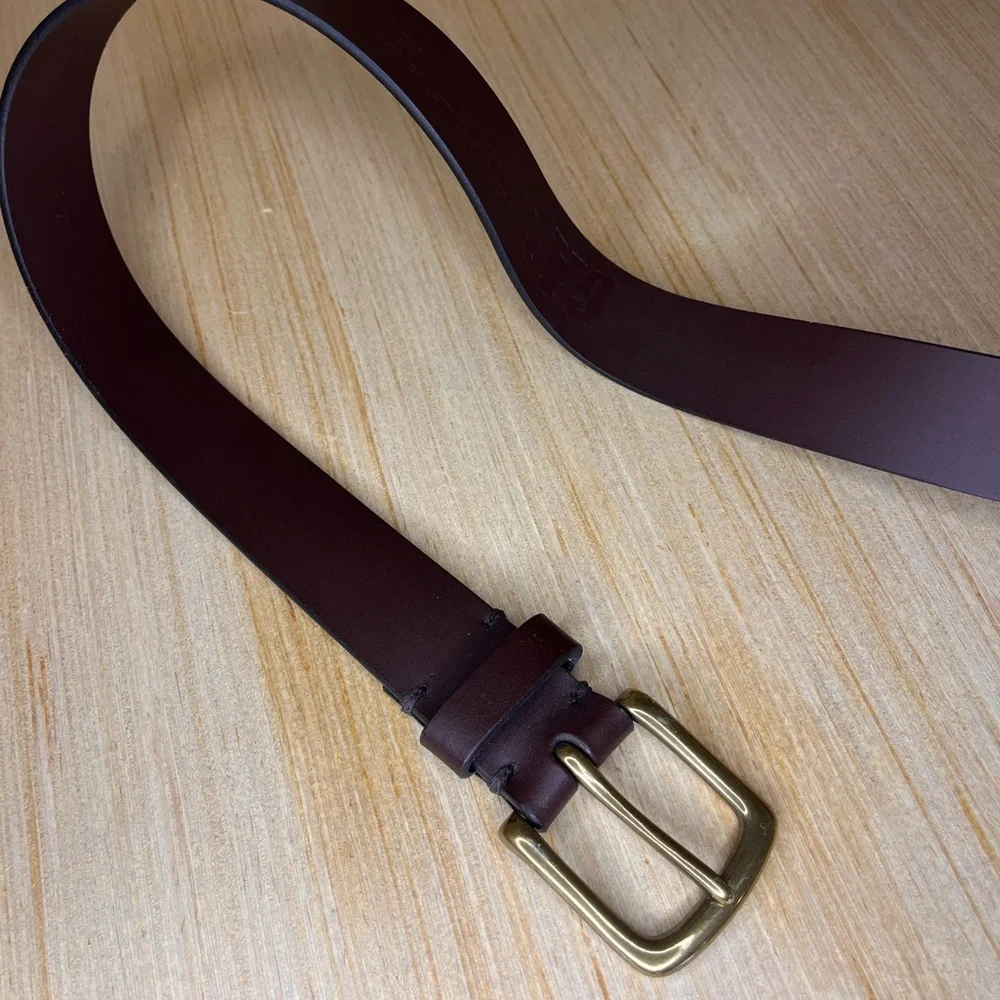GAP Brown Belt with Gold Buckle
